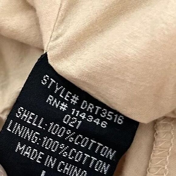 Vintage y2k cotton cream ivory ruffle pleated skirt size large - Picture 5 of 7